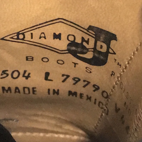 Justin Roper Boots Womens 5.5 B Blue Gray Western Diamond Cowgirl Rodeo Lace Up - Picture 5 of 9